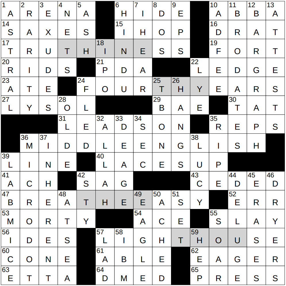 0113 25 NY Times Crossword 13 Jan 25 Monday NYXCrossword 0113 25 NY Times Crossword 13 Jan 25 Monday NYXCrossword