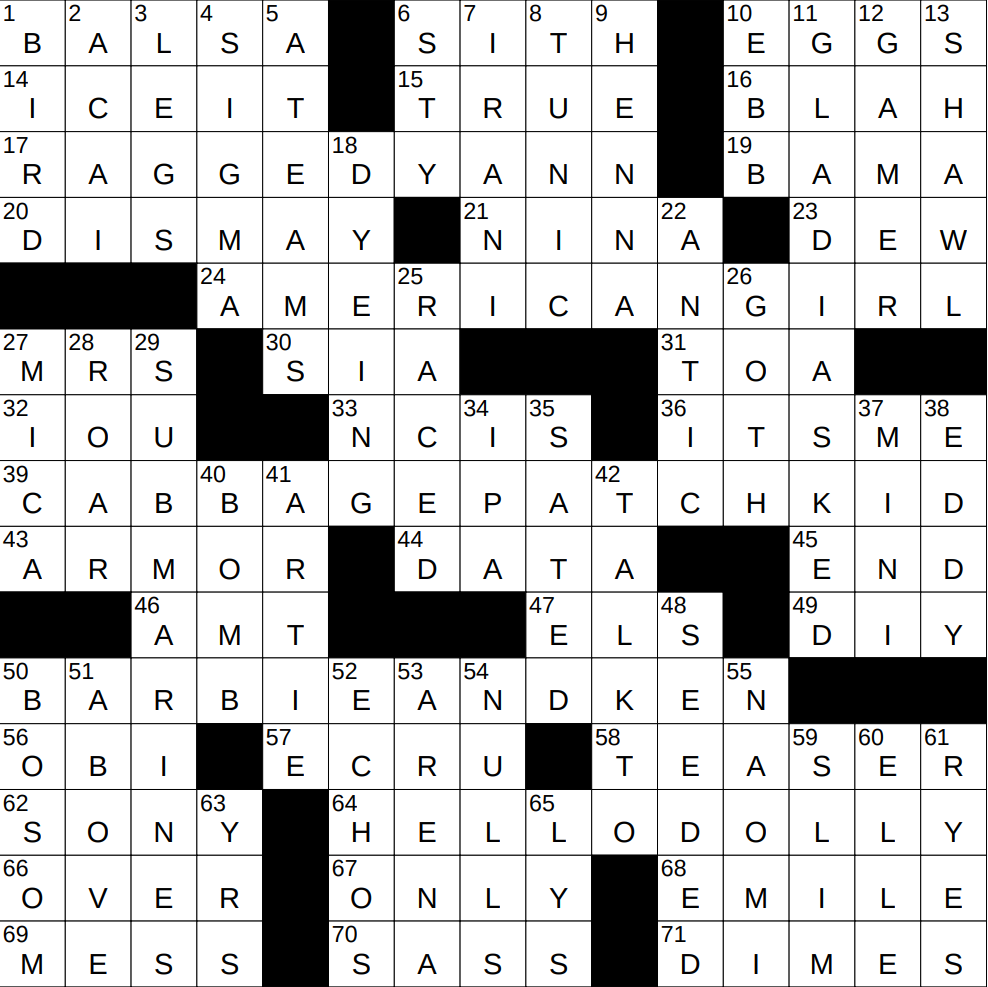 kimono sash crossword clue