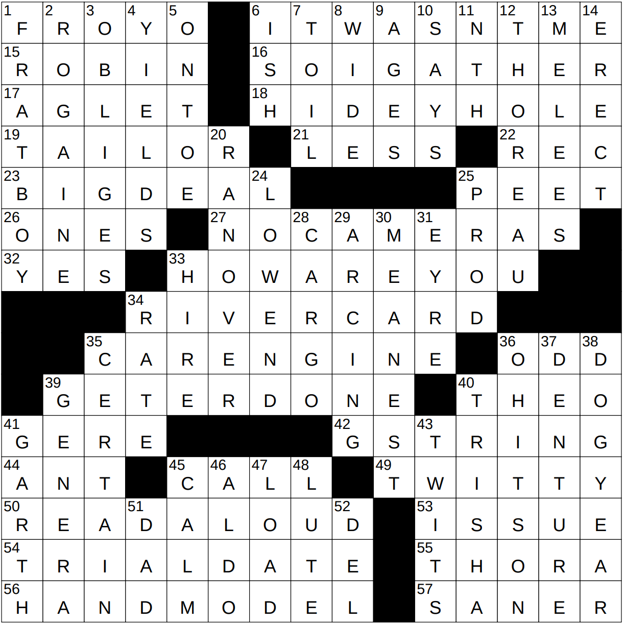 0225 23 NY Times Crossword 25 Feb 23 Saturday NYXCrossword