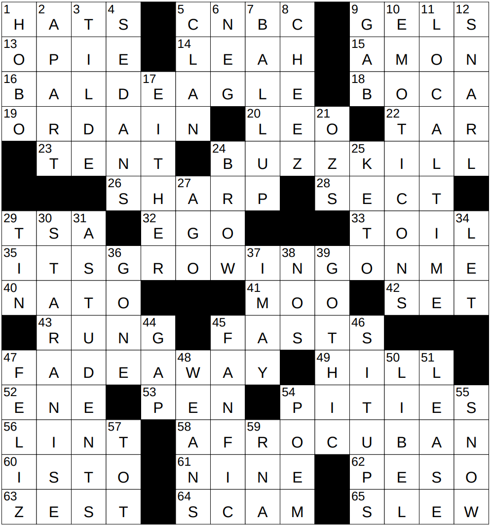 0331 25 NY Times Crossword 31 Mar 25 Monday NYXCrossword