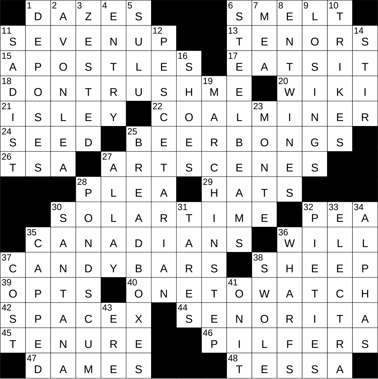 soft rock nyt crossword