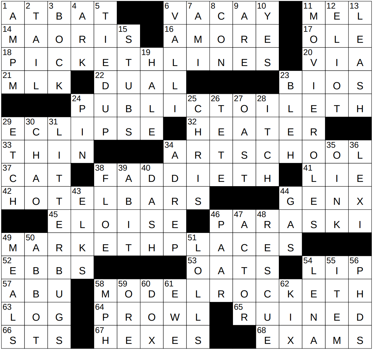 0608 22 NY Times Crossword 8 Jun 22 Wednesday NYXCrossword