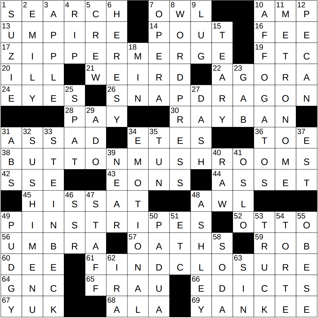 0622 22 NY Times Crossword 22 Jun 22 Wednesday NYXCrossword