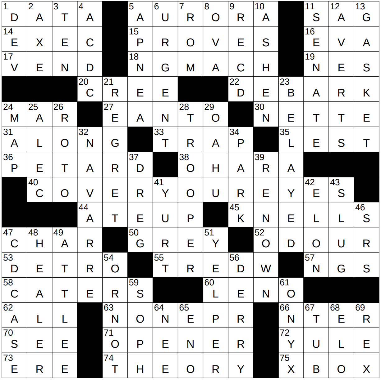 sort of crossword clue
