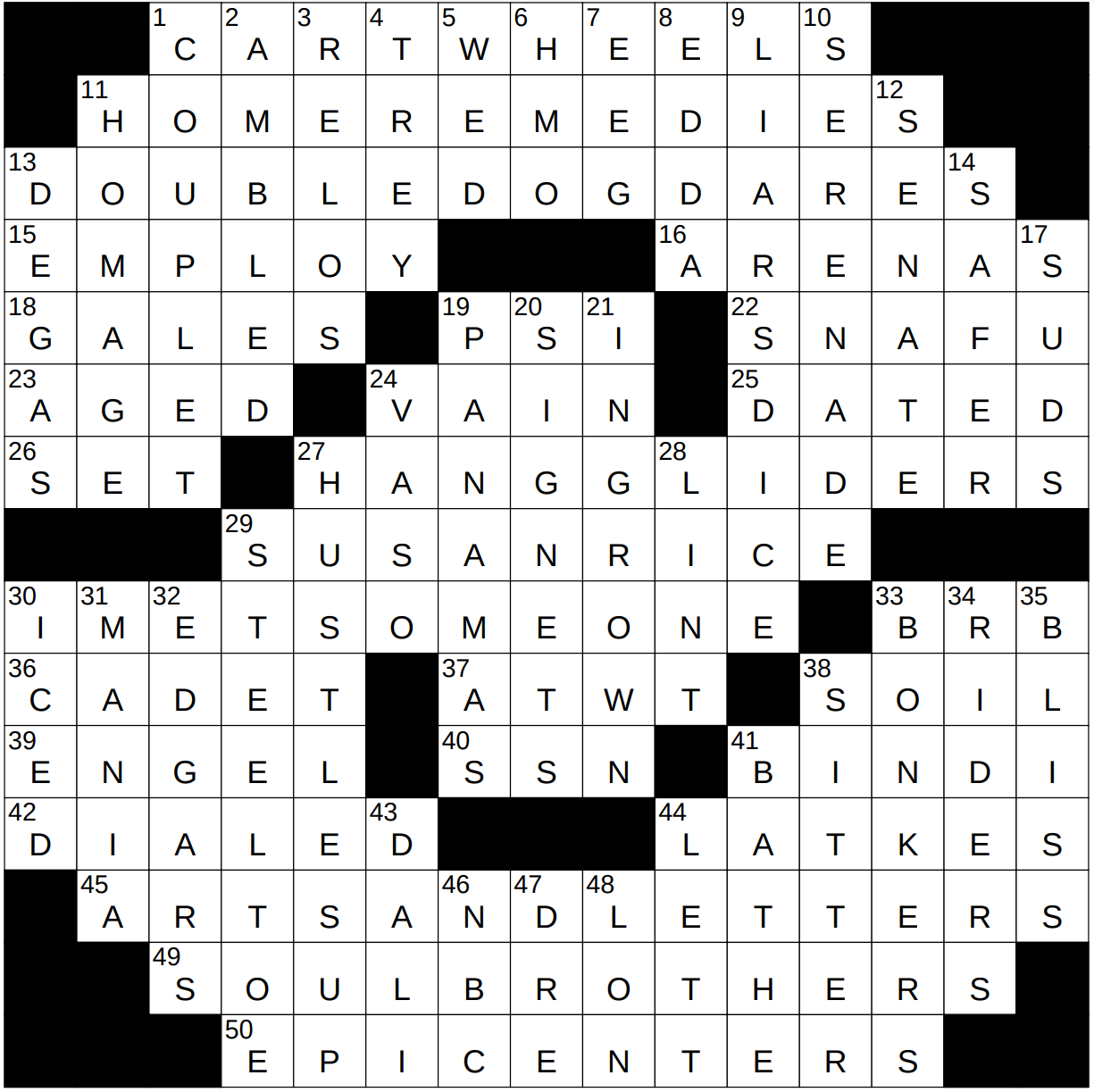 fair hiring initials crossword clue