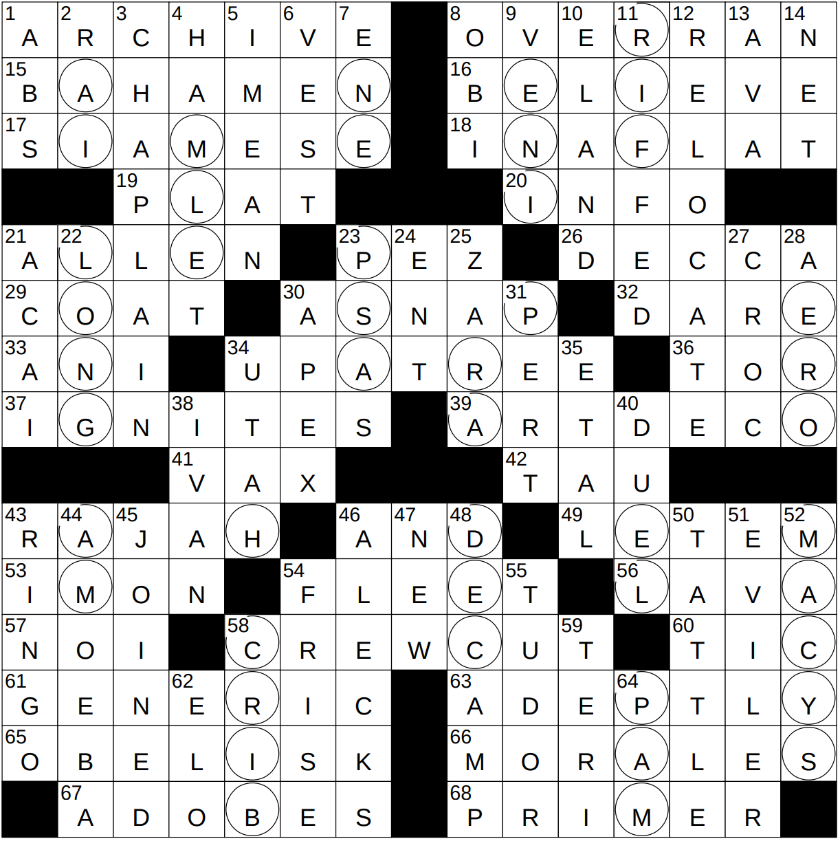 0801 23 NY Times Crossword 1 Aug 23 Tuesday NYXCrossword 0801 23 NY Times Crossword 1 Aug 23 Tuesday NYXCrossword