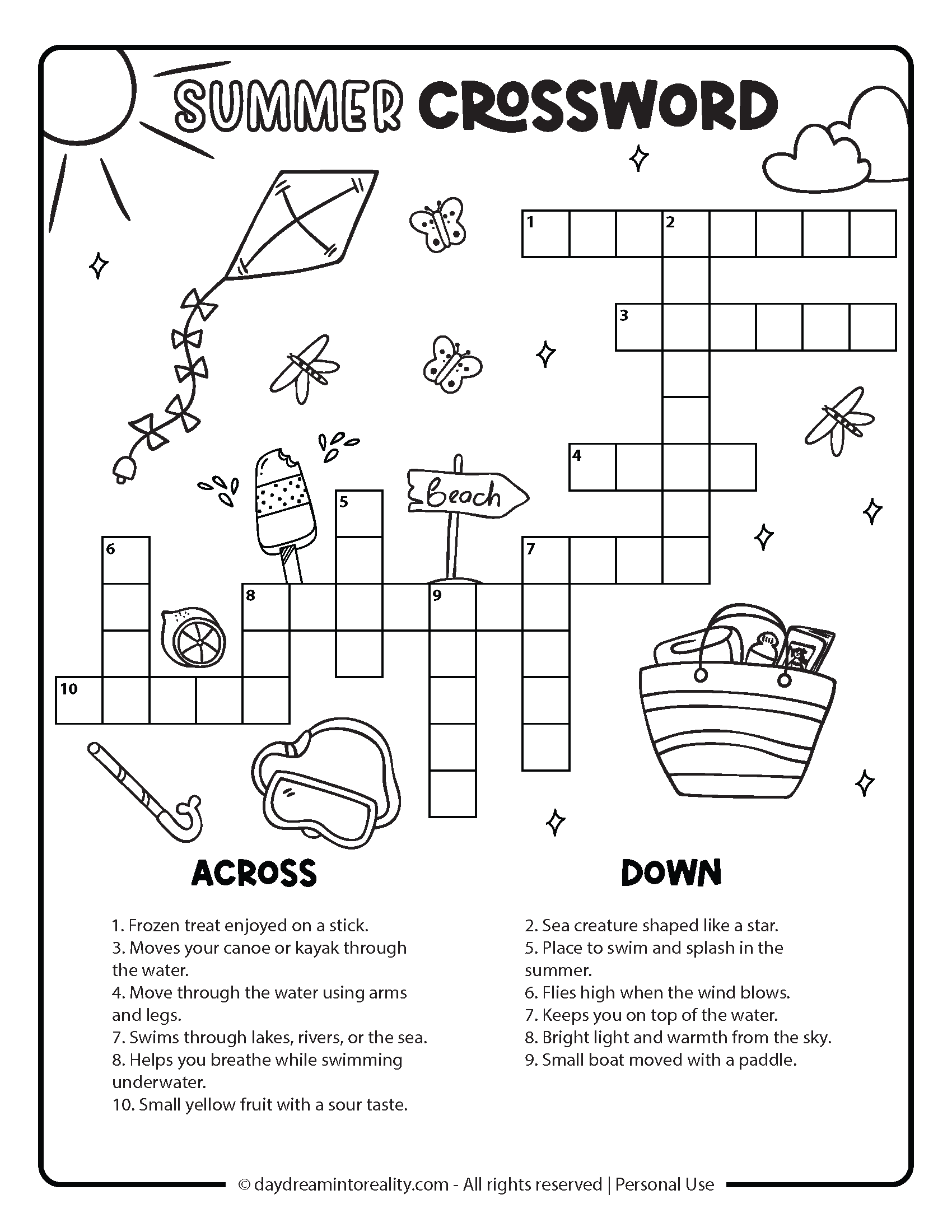 printable easy crossword puzzles