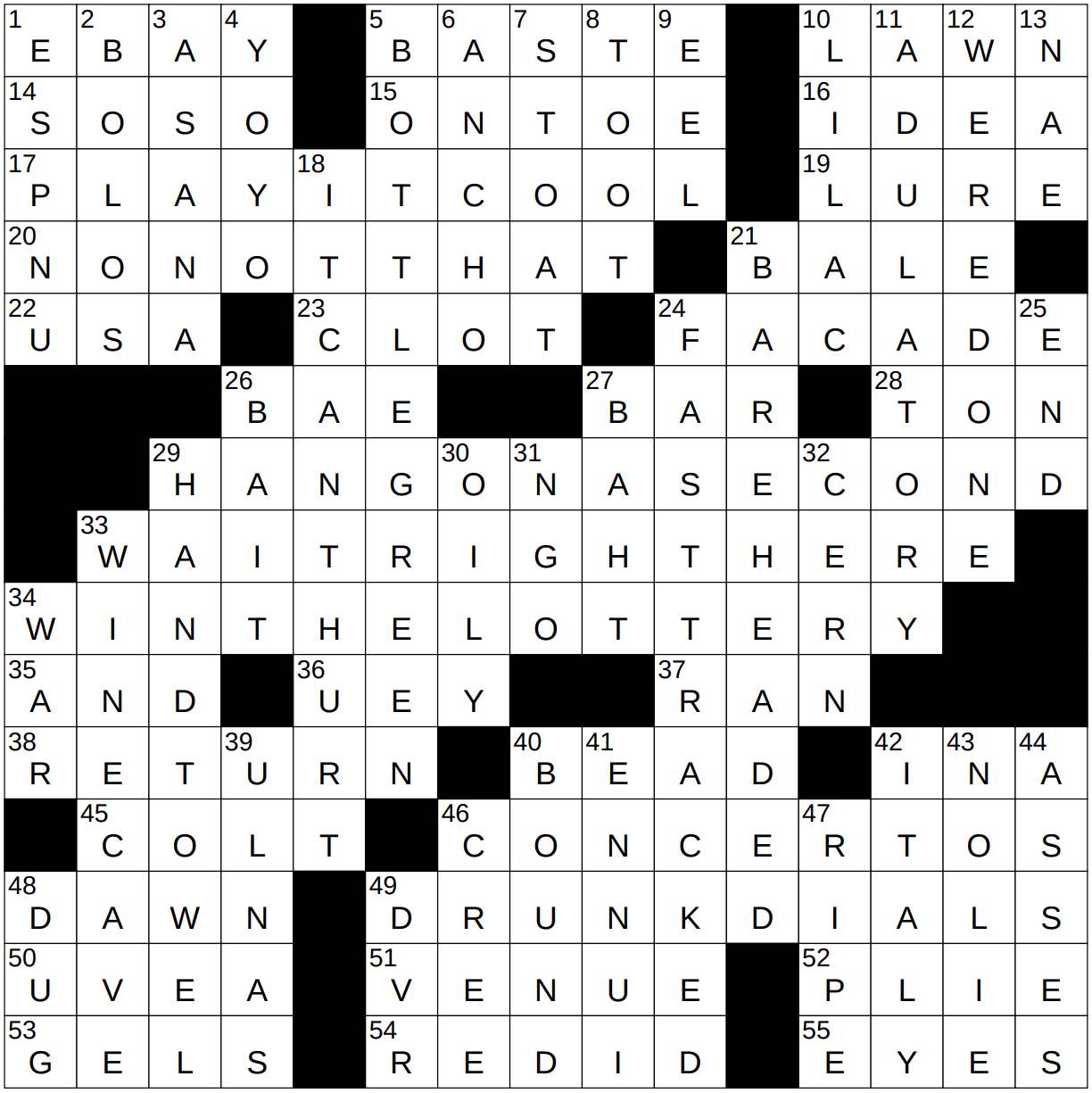 spanish term of endearment nyt crossword