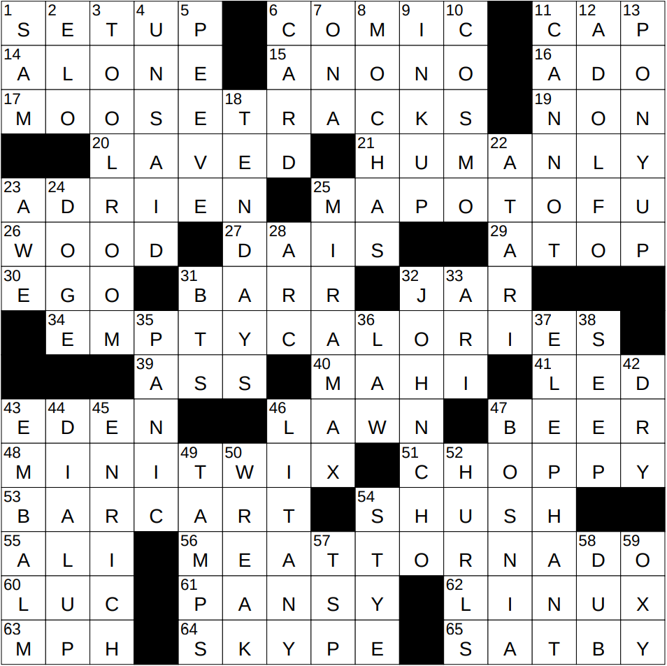 1203 24 NY Times Crossword 3 Dec 24 Tuesday NYXCrossword