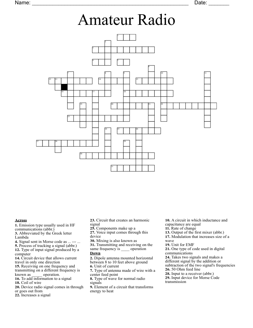signal and line crossword clue