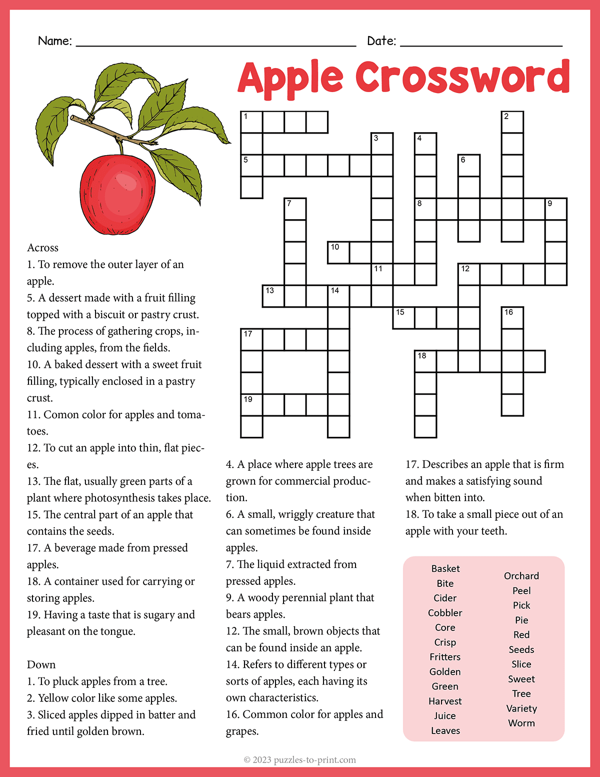 Apple Crossword
