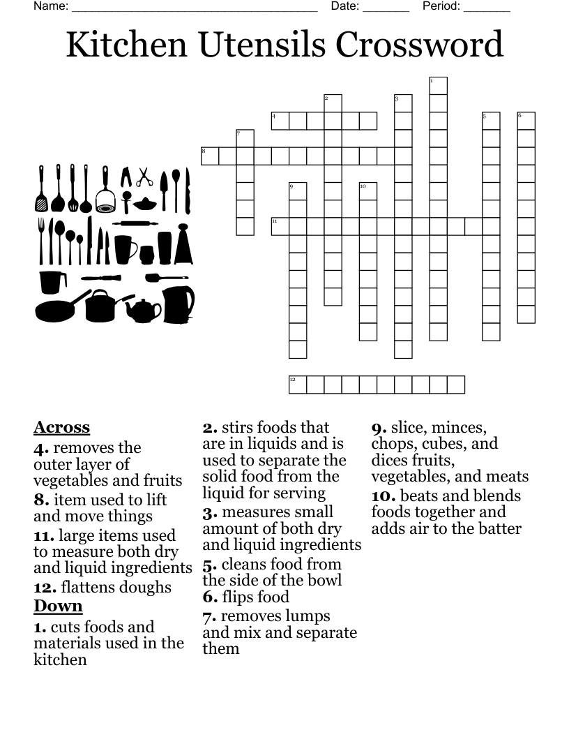 players wooden beater crossword