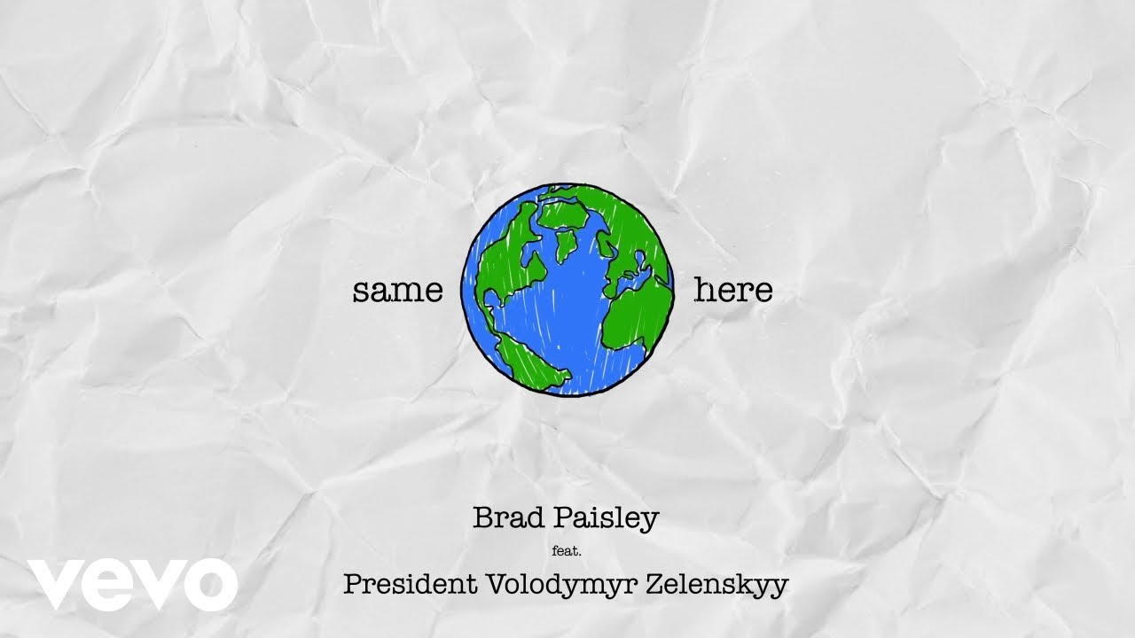 Brad Paisley Ukrainian President Zelenskyy Pair For Same Here 