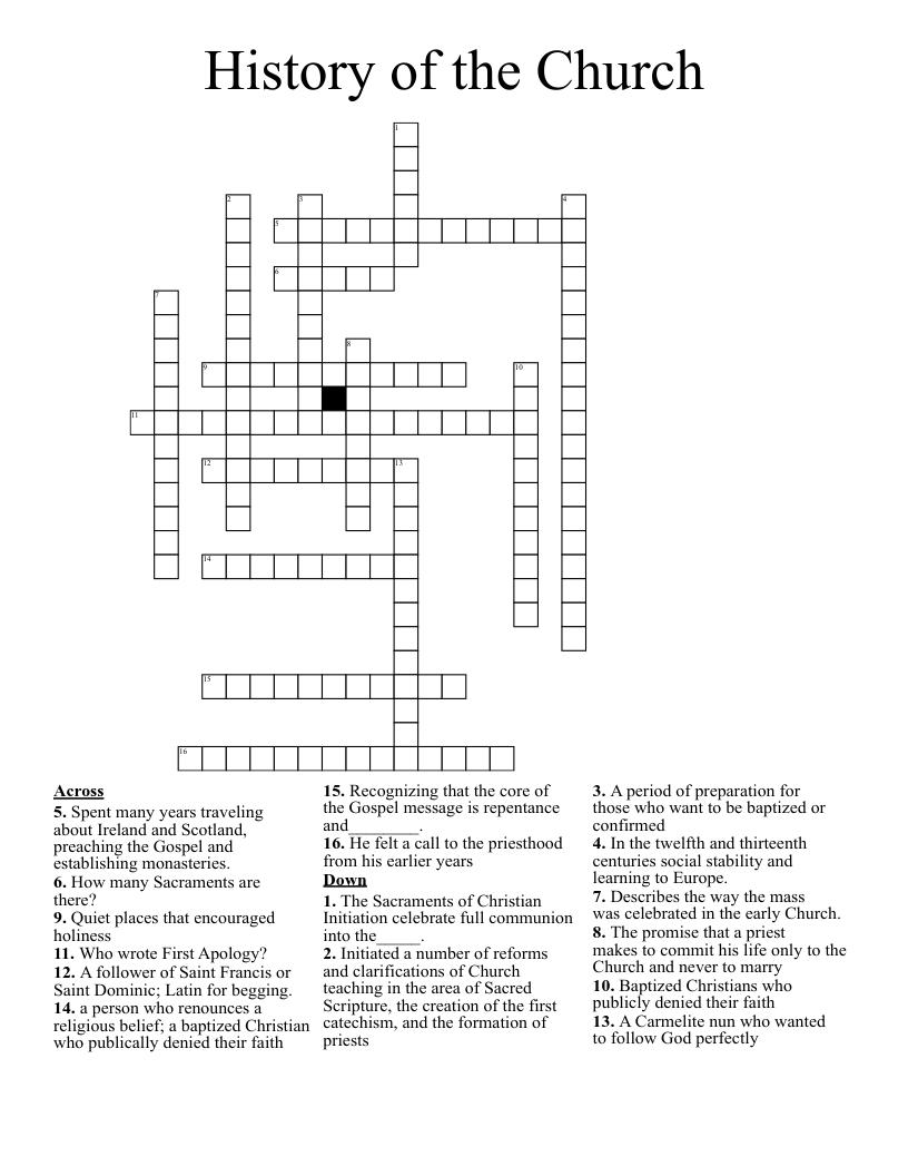 Church Recess Crossword Clue 4 Letters