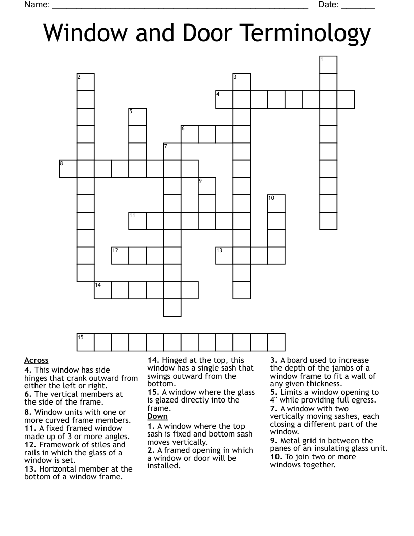 CIB Product Knowledge Puzzle Crossword WordMint