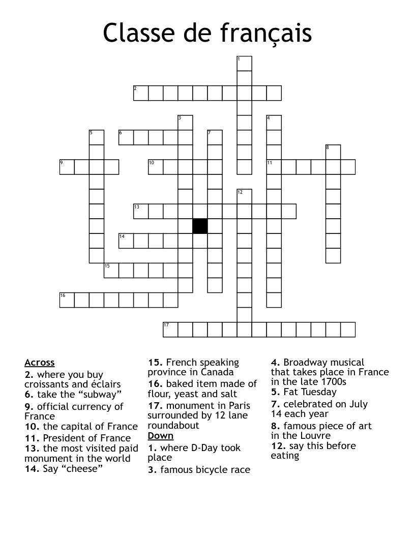 paris subway crossword clue
