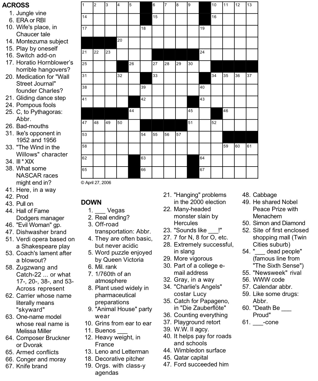 crossword puzzler crossword