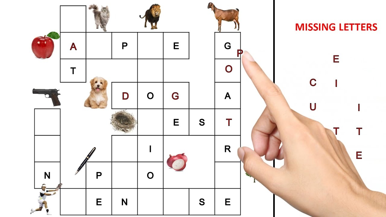 missing letter crossword