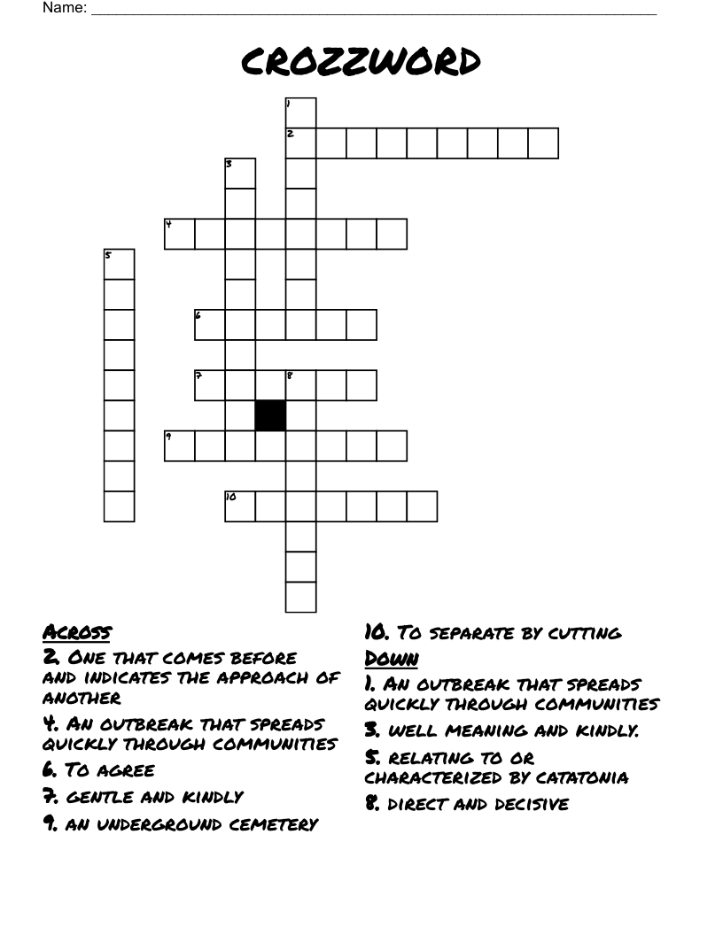 Crozzword Crossword WordMint