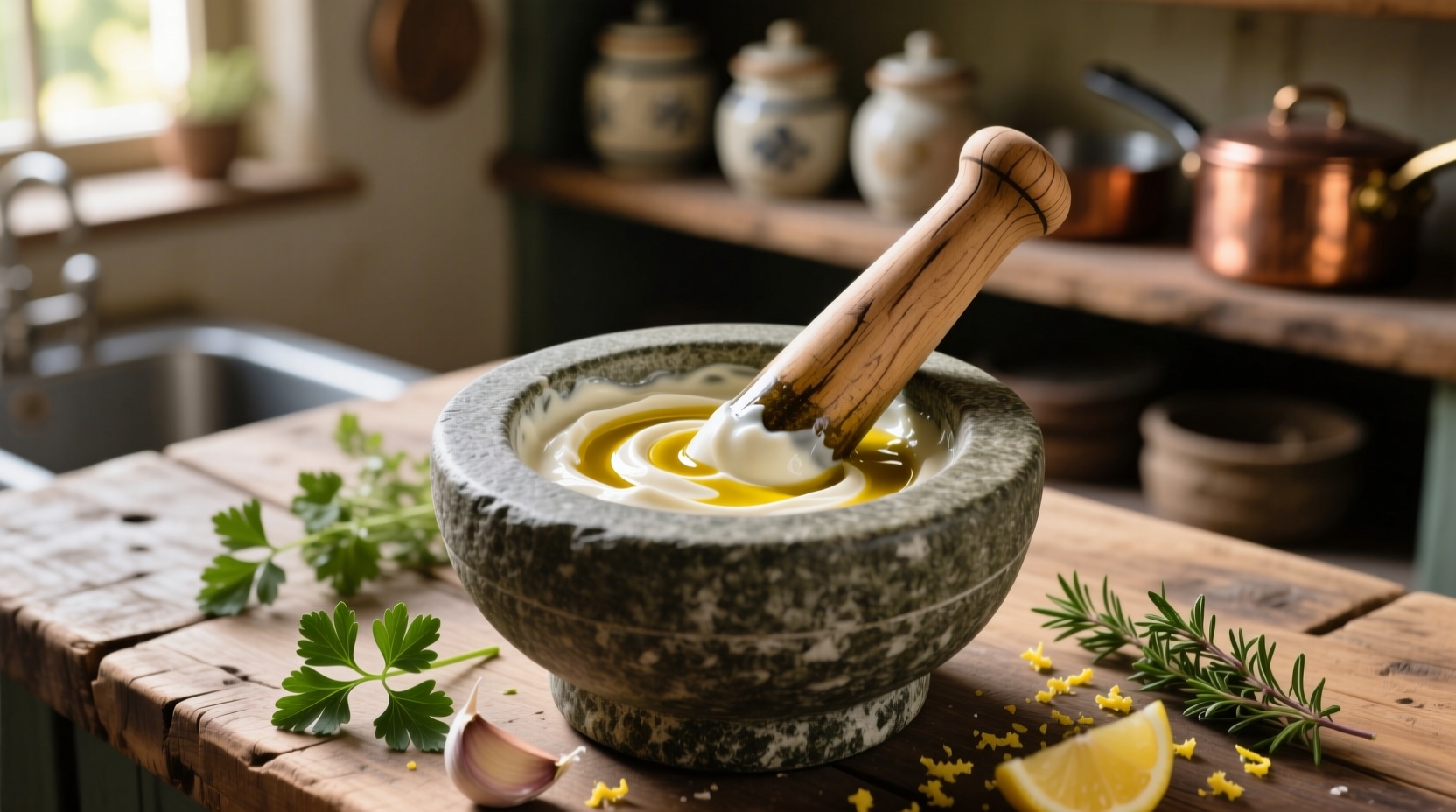 garlicky mayo crossword clue