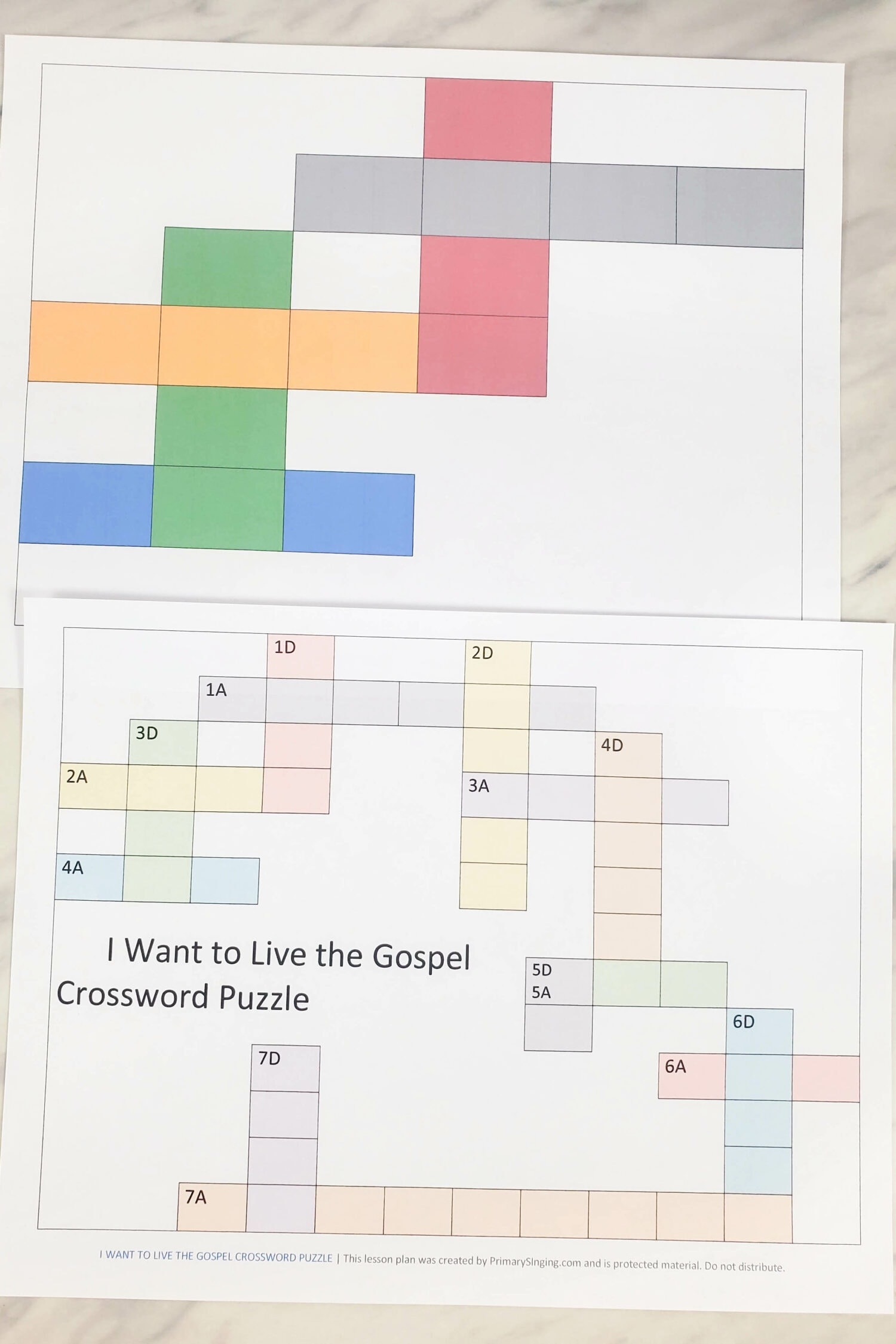 gospel house ground crossword clue