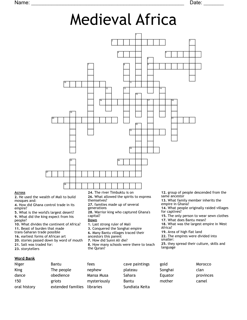 beast of burden crossword