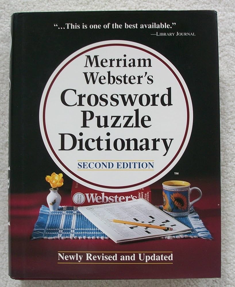 Merriam Webster s Crossword Puzzle Dictionary Second Edition The Editorial Staff Of Merriam Webster 9780877791218 Amazon Books