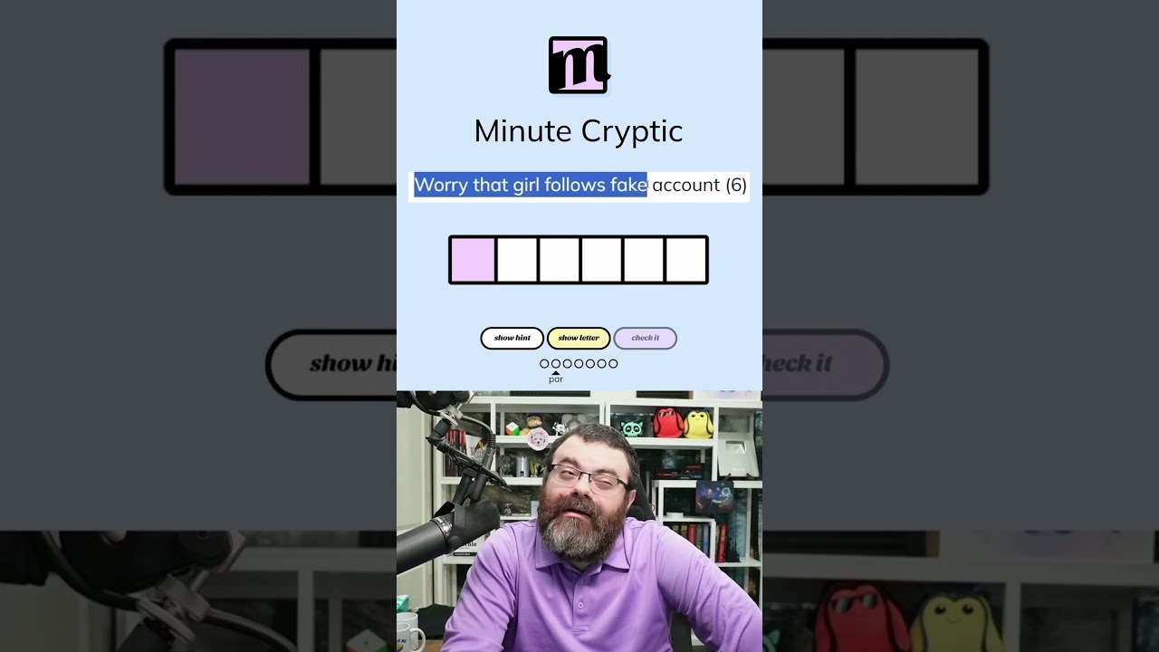 Minute Cryptic Jan 19th 2025 wordgames crypticcrossword crossword YouTube Minute Cryptic Jan 19th 2025 wordgames crypticcrossword crossword YouTube