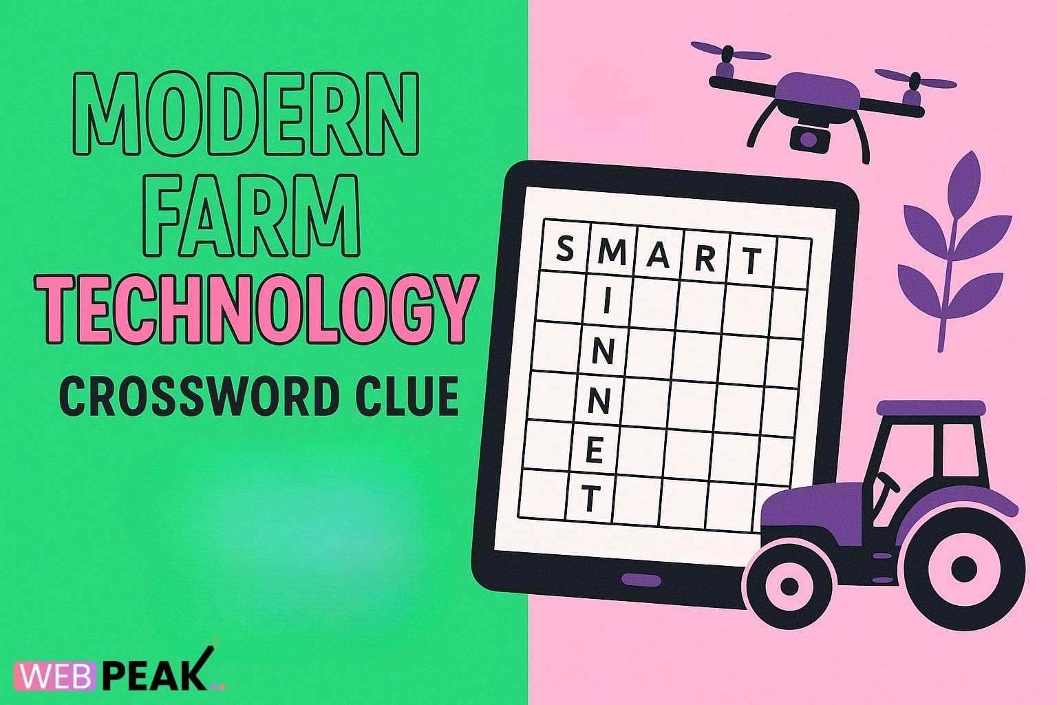 Modern Farm Technology Crossword Clue Web Peak