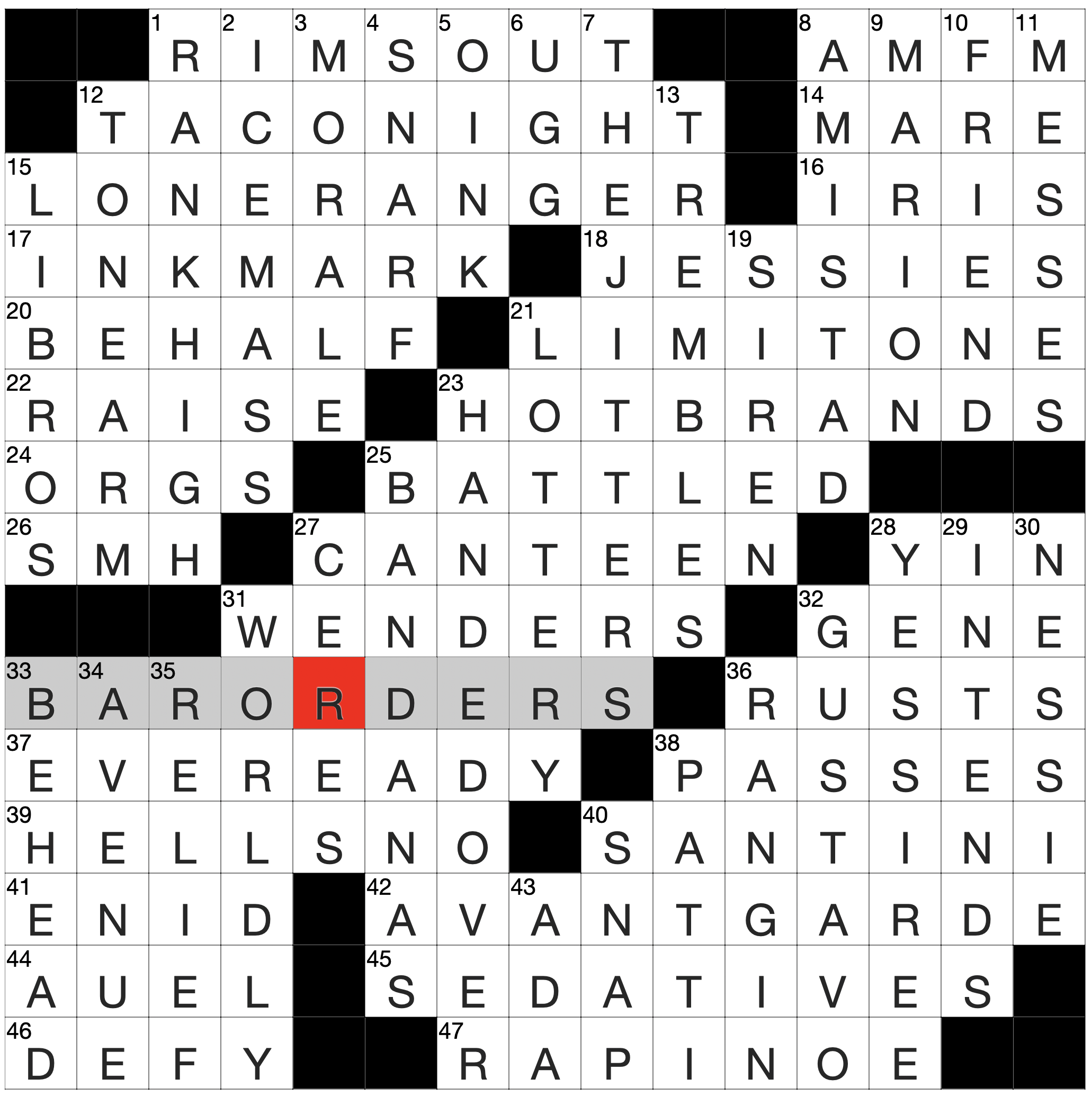 Monday April 21 2025 Diary Of A Crossword Fiend