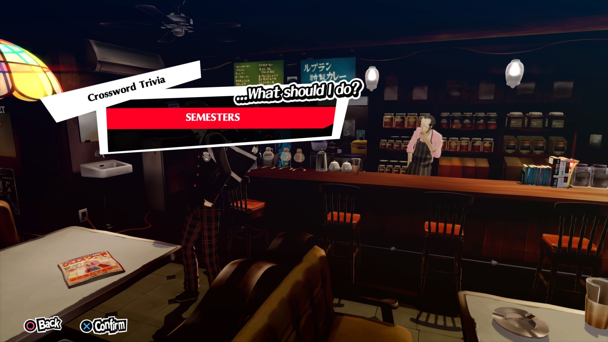 crossword puzzle persona 5