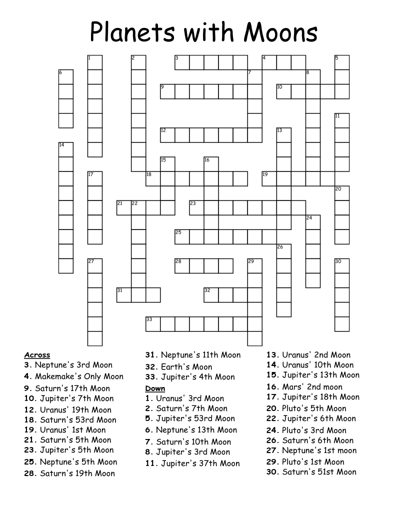 moon of saturn crossword clue