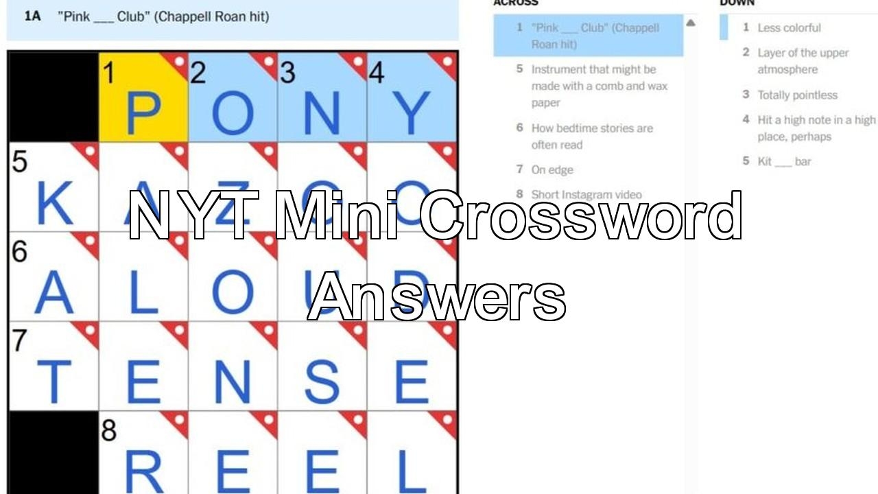 nighttime sound nyt crossword