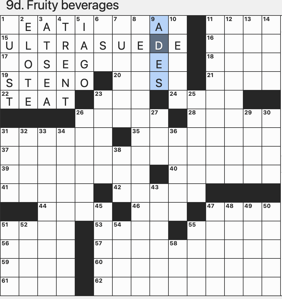 lummox crossword clue