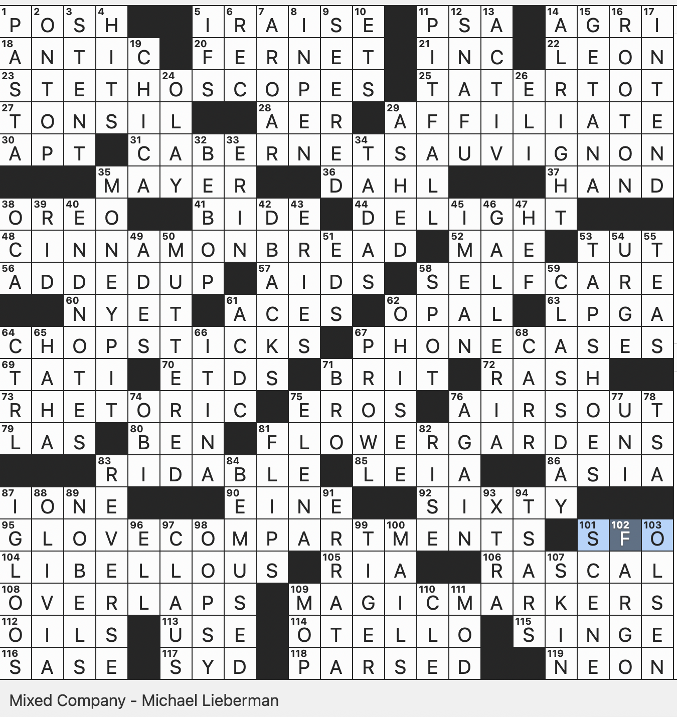 bitter crossword clue