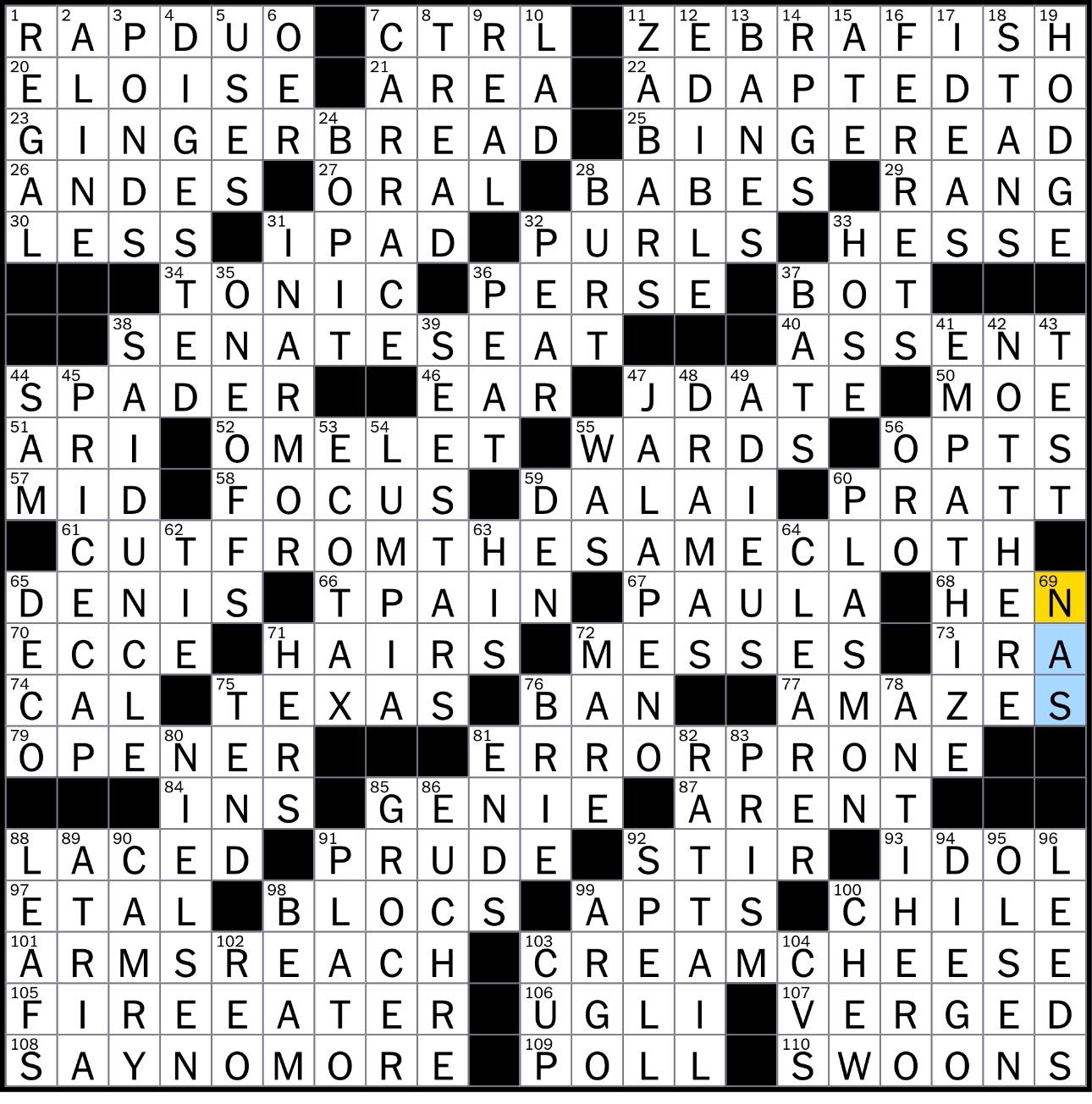 Rex Parker Does The NYT Crossword Puzzle OutKast Or Black Star SUN 10 29 23 Famed New York City Deli Siddhartha Author Get Seriously Conked Energy Sanctions Measure