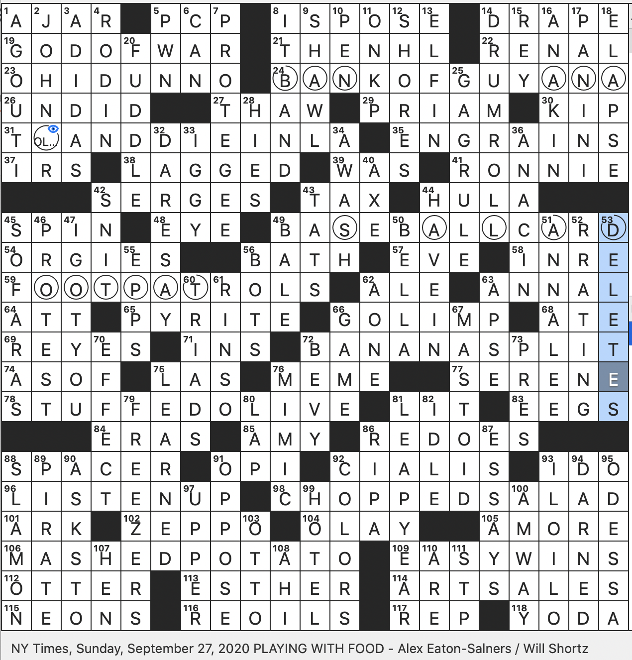 black sea port crossword clue