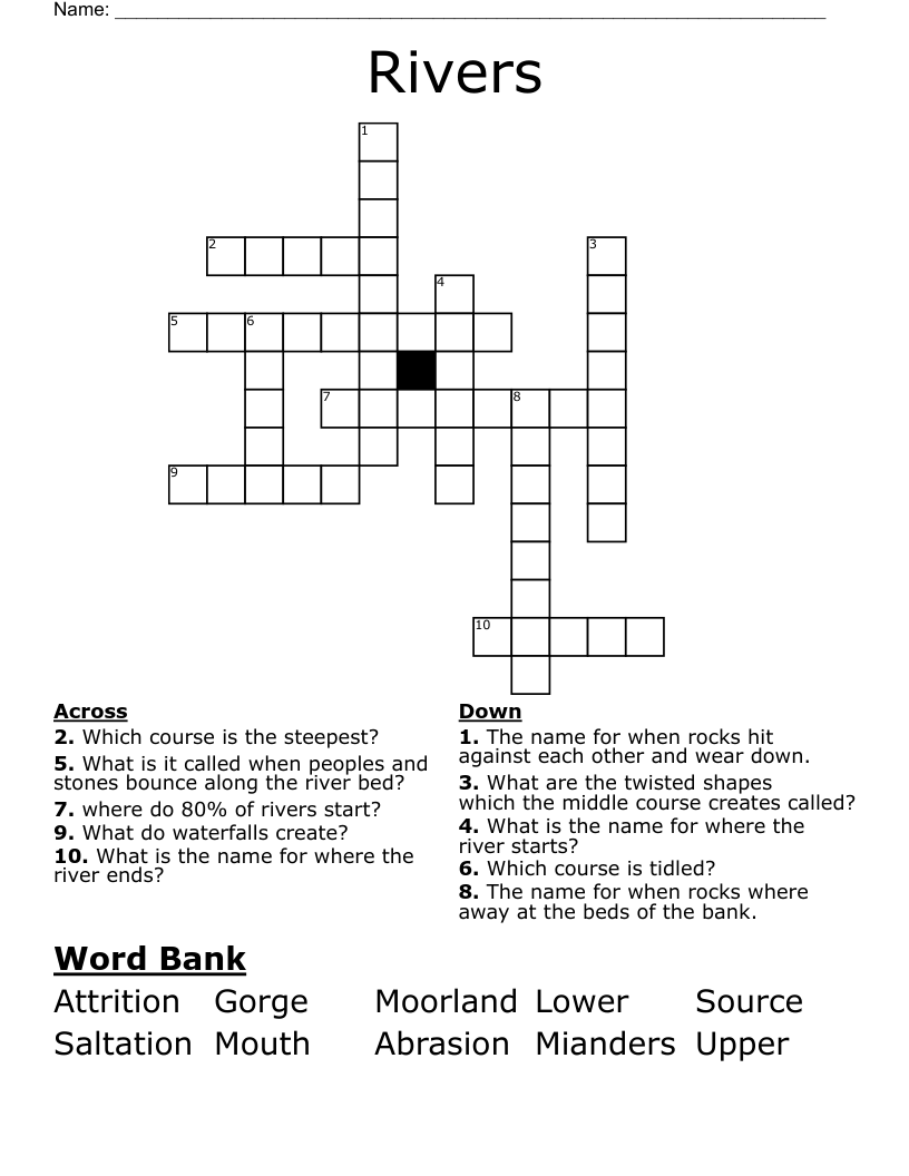 River In Germany Crossword Clue 4 Letters Letters