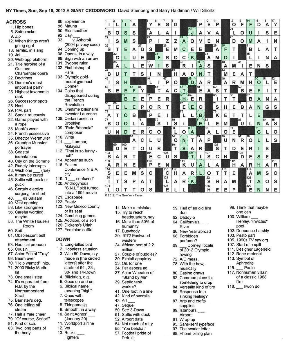 yaps nyt crossword