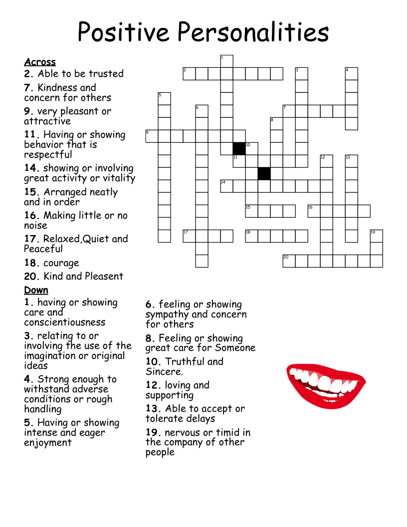 Tolerance Crossword WordMint