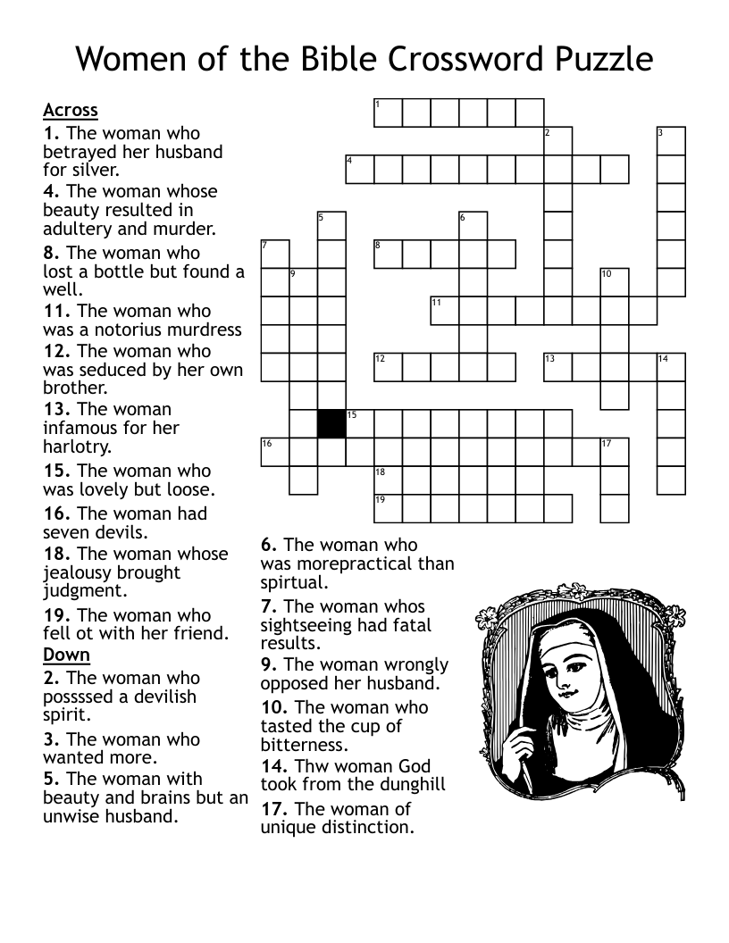 bible crossword puzzles