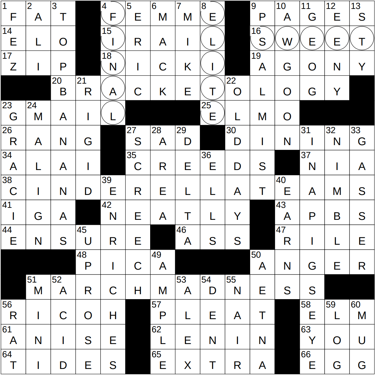 crossword clue for nimble