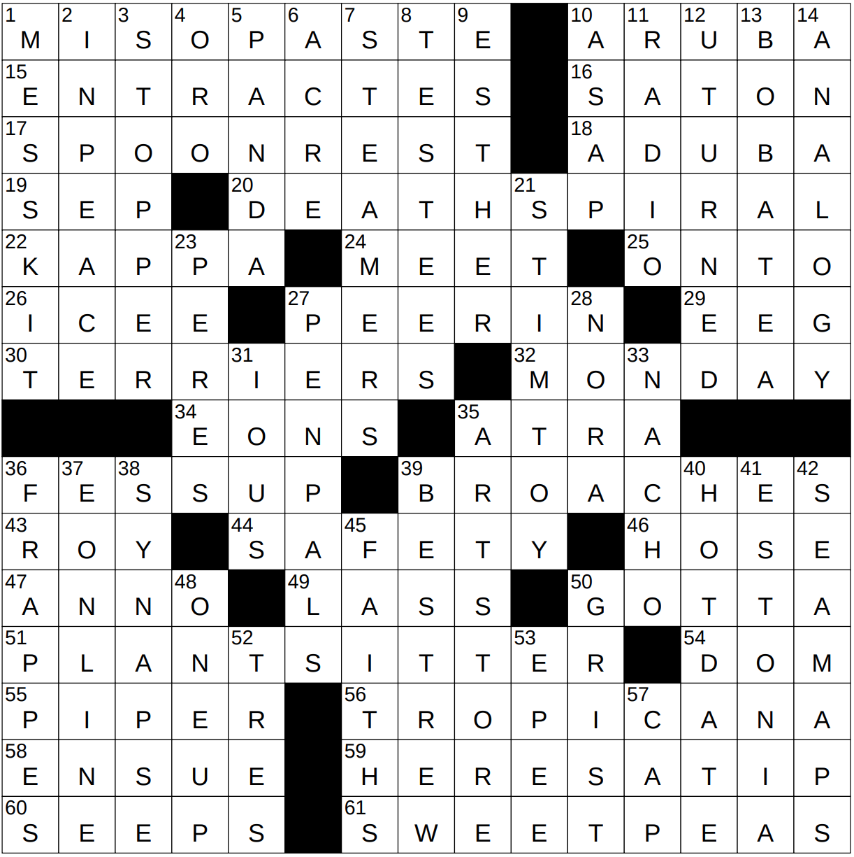 0622 24 NY Times Crossword 22 Jun 24 Saturday NYXCrossword