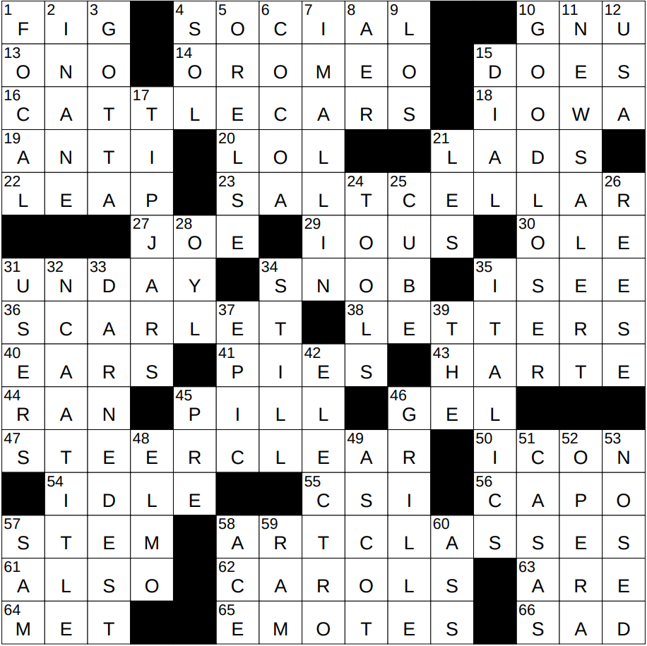 0724 23 NY Times Crossword 24 Jul 23 Monday NYXCrossword 0724 23 NY Times Crossword 24 Jul 23 Monday NYXCrossword