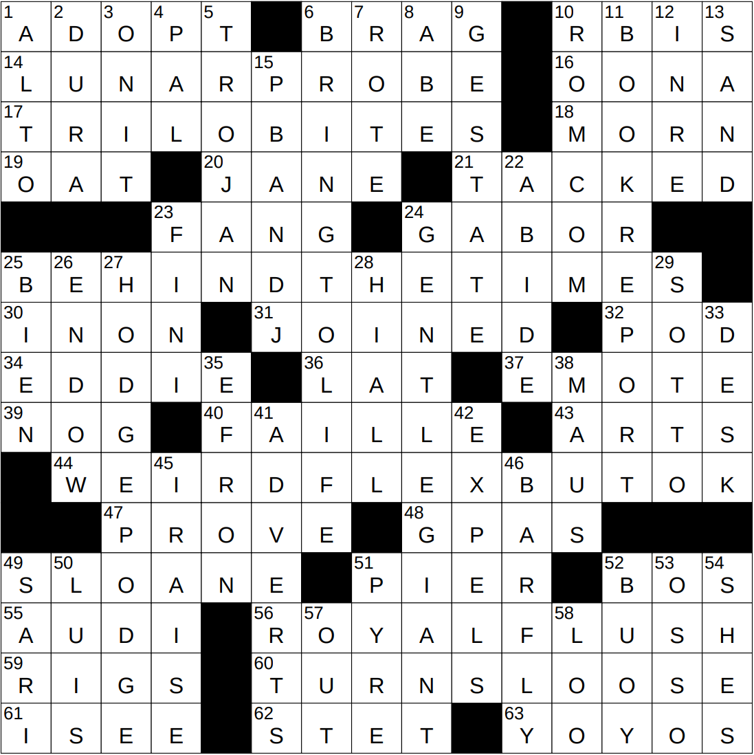 actress chaplin crossword clue