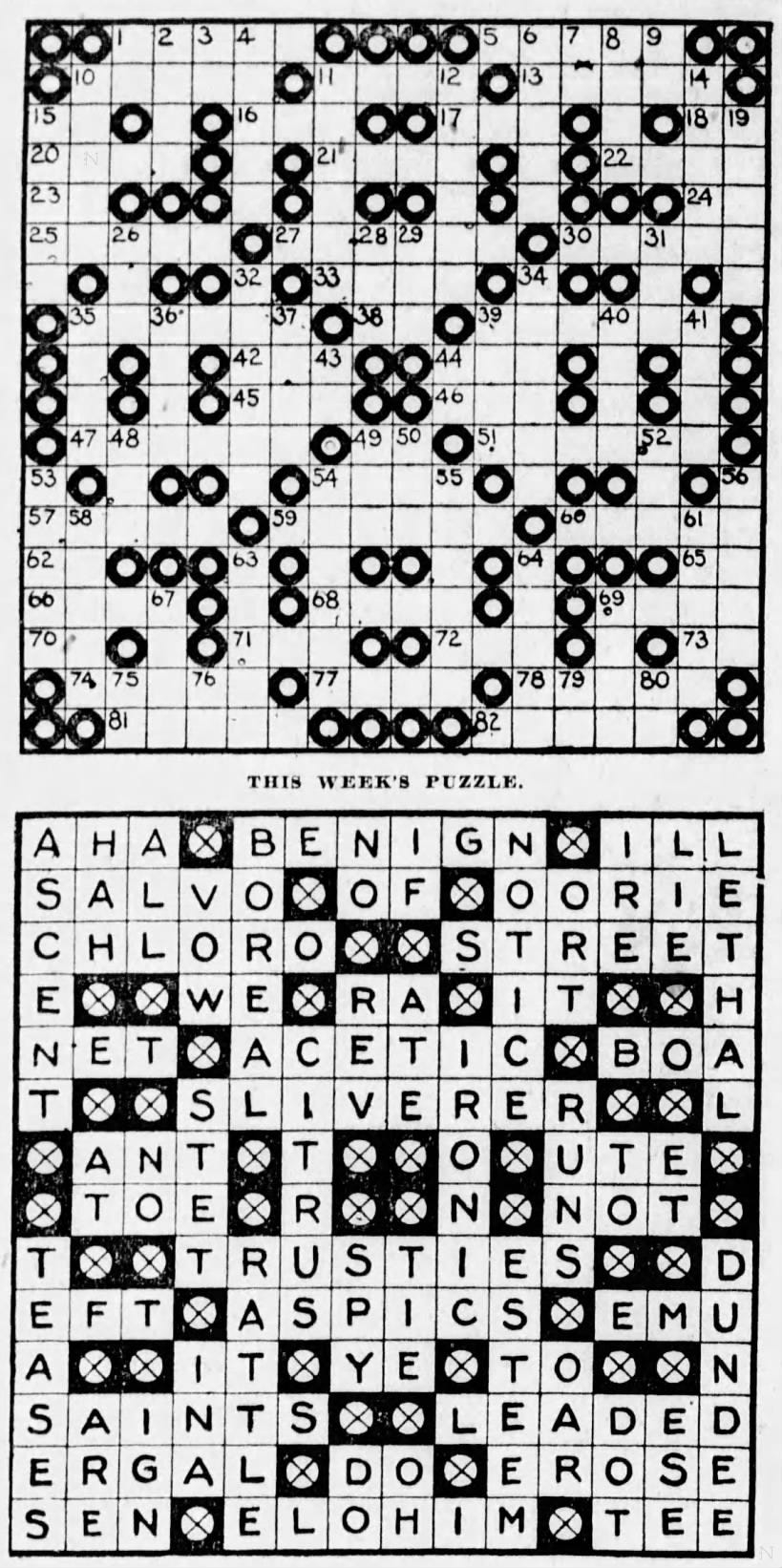 star and tribune crossword