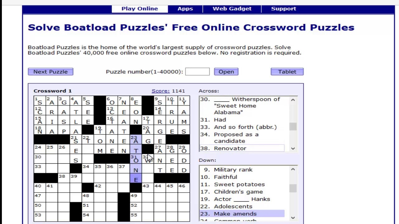 free online crosswords boatload free online crosswords boatload