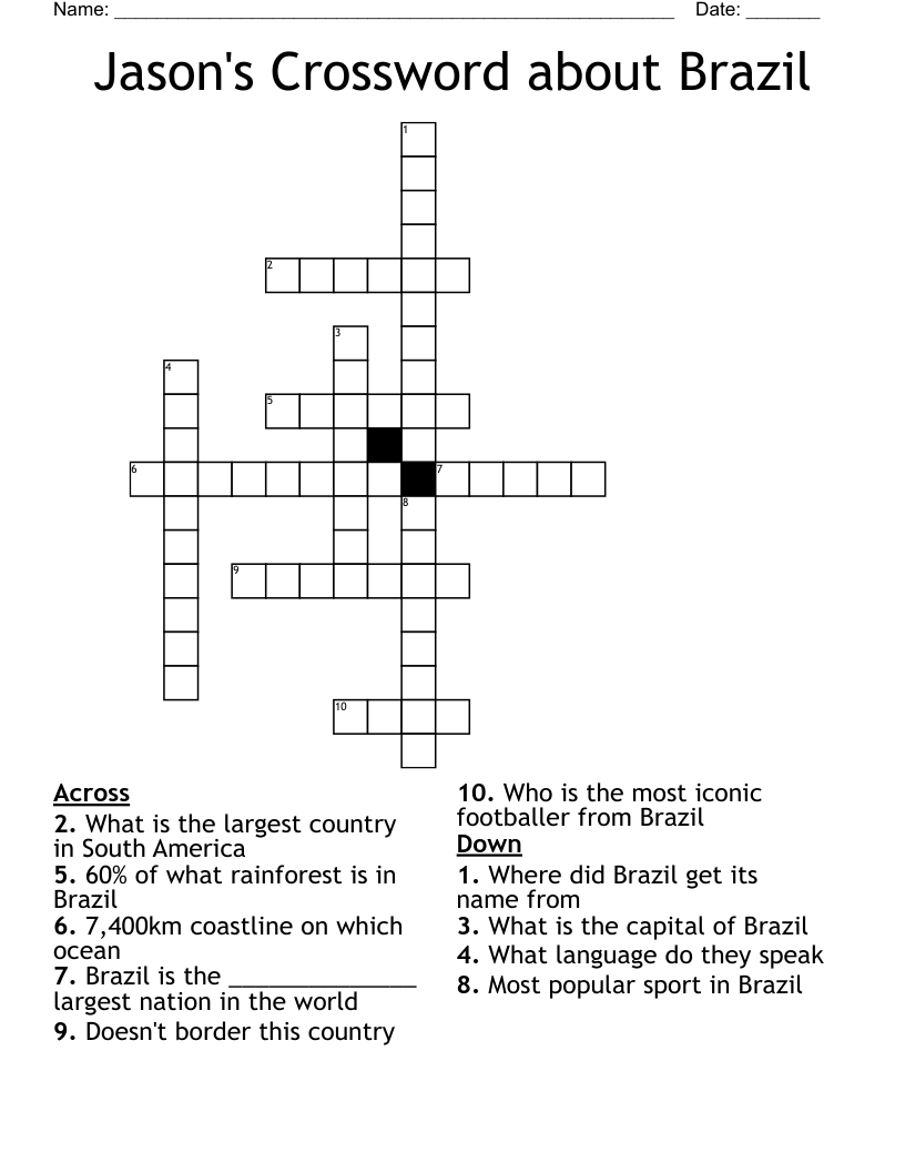 brazilian dance crossword clue