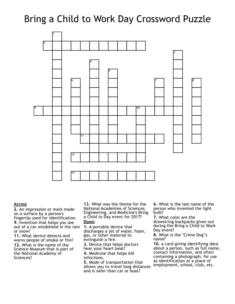 made an impression crossword clue