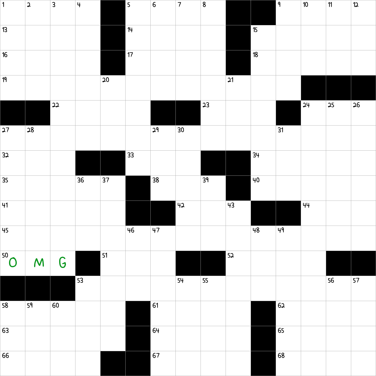 Cry Of Surprise In A Text NYT Crossword Clue April 7 2025